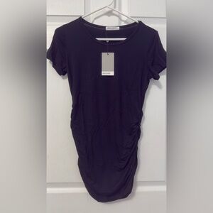 Maternity Black Short Sleeve shirt
